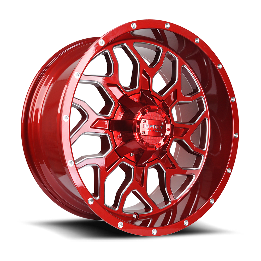 Impact Off-Road 813 20x12 5x139.7 5x127 Red -44mm Wheels