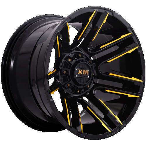 Xm Offroad Xm-314 Wheels Rims 20x12 5x115 5x127 Yellow Milled -44mm ...
