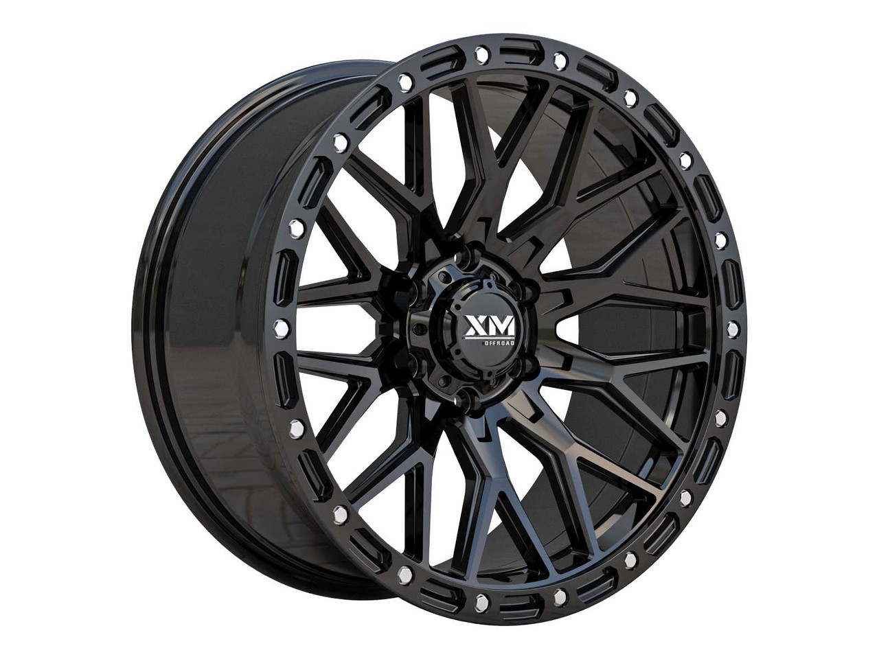 XM Offroad Xm-704 18x9 6x139.7/6x5.5 Gloss Black 0mm Wheels