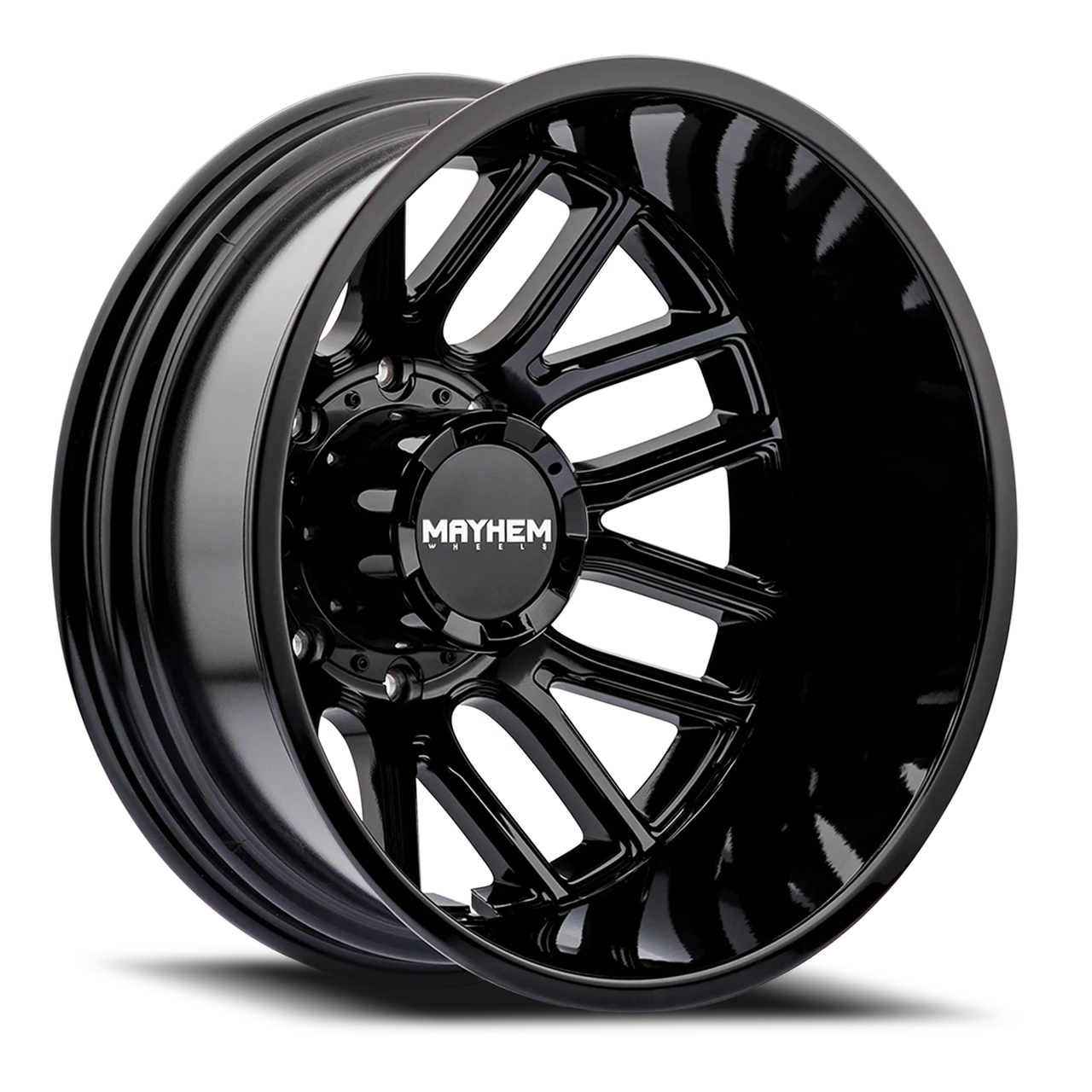 Mayhem Cogent 17x6.5 8x165.1/8x6.5 Gloss Black -142mm Wheels
