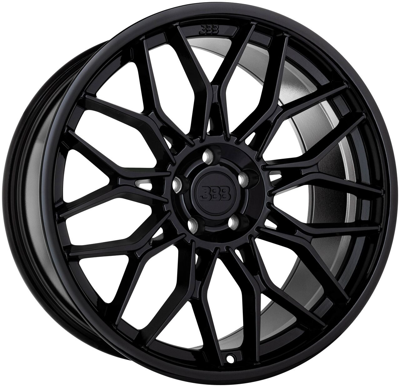 Big Baller Brand H147 Z06 22x9 Black Brushed 32mm Blank Wheels