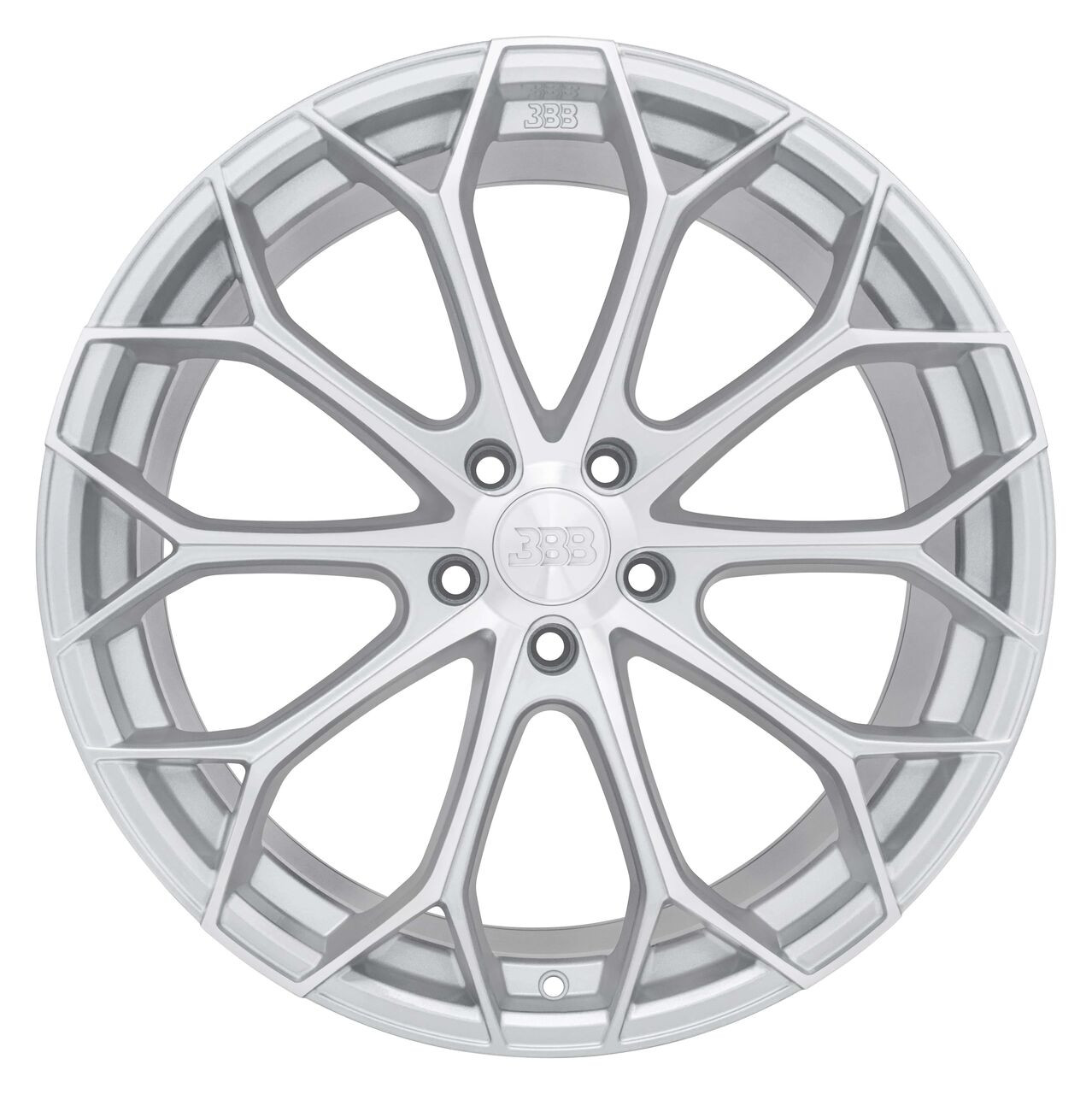 Big Baller Brand H155 Z09 20x10.5 5x112 Silver Machine 40 Wheels