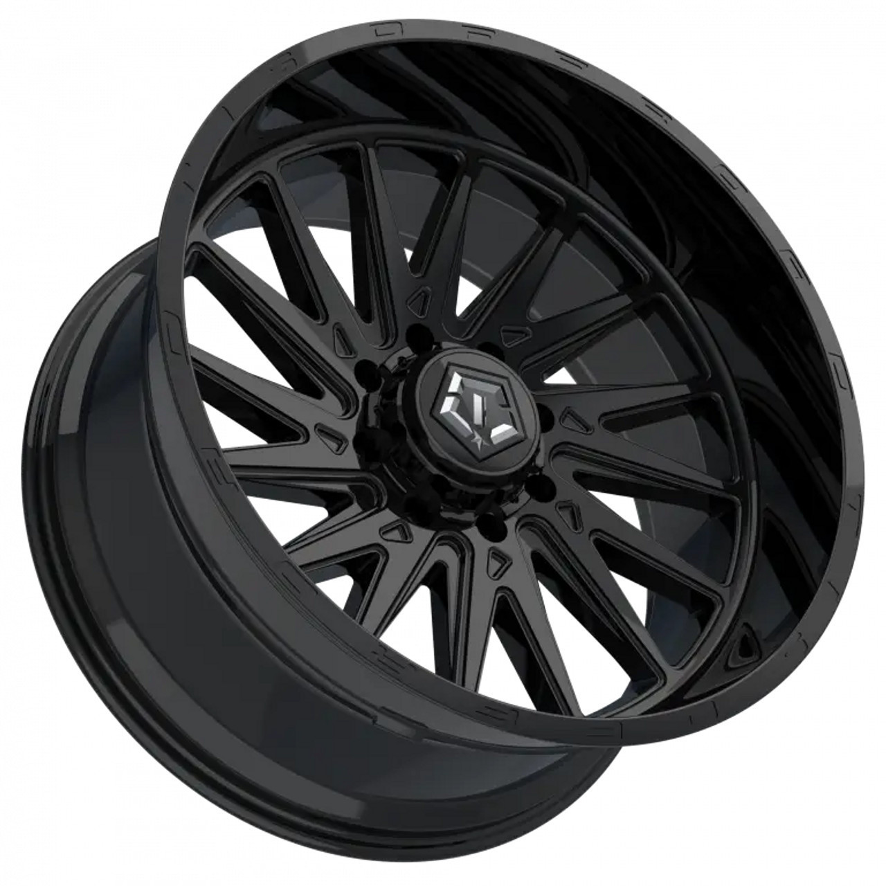 rin Vision Brawl 404 Wheels Rims 24x12 8x165.1 Chrome -51mm