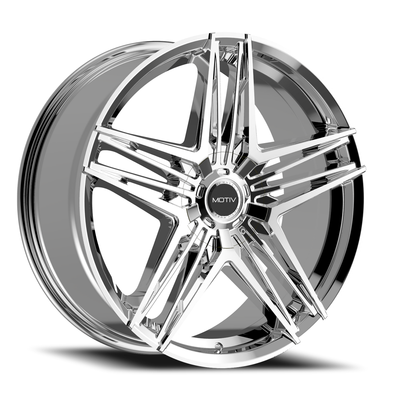mooii。 Motiv 440C 20x8.5 5x114.3/5x4.5 5x120 Chrome 40mm Wheels