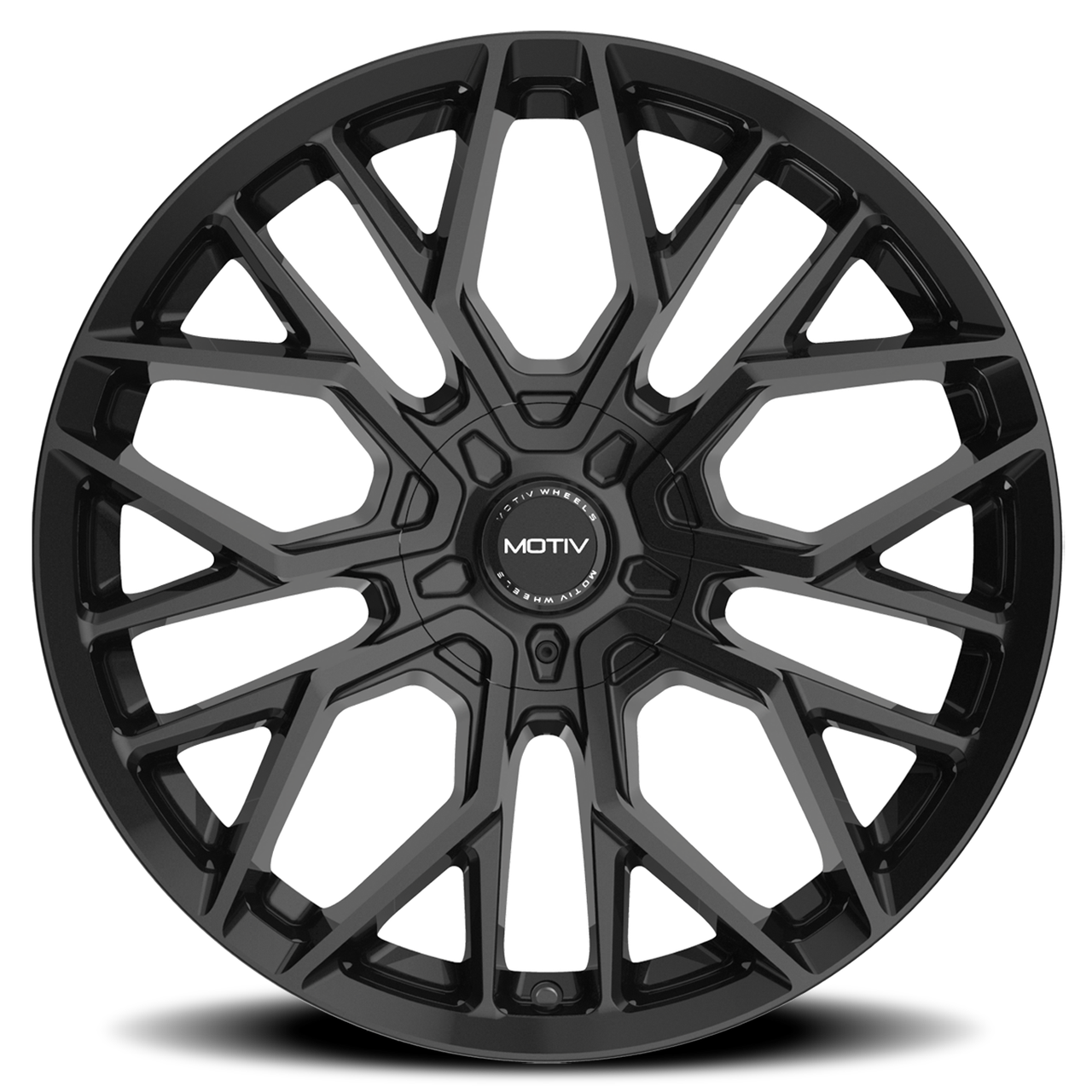 Motiv 441B 16x7.5 5x114.3 5x120 Gloss Black 40mm Wheels
