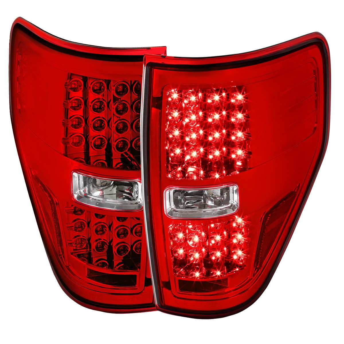 SpecD Red LED Tail Lights SPE LTF15009RLEDTM
