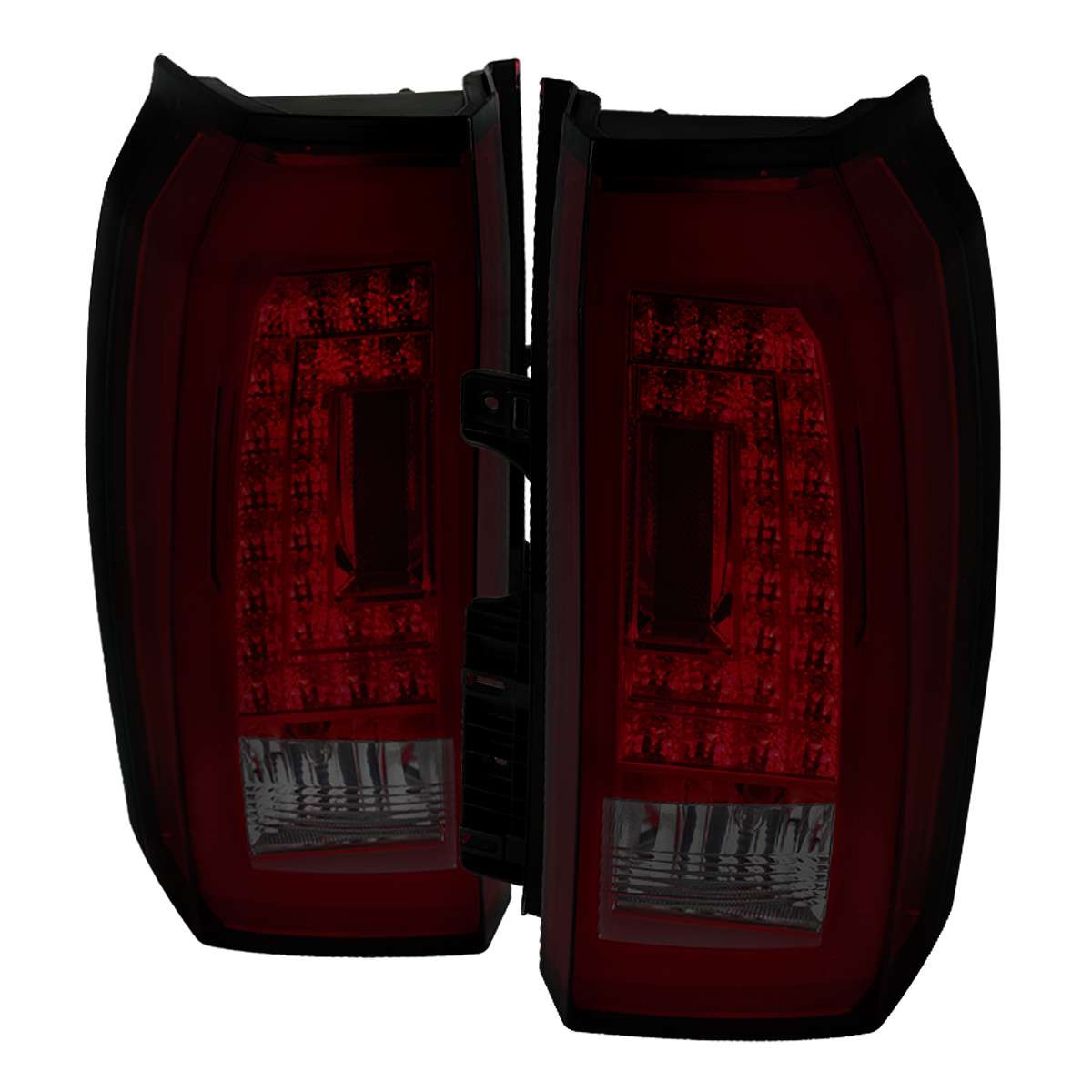 SpecD Smoked Red LED Tail Lights SPE LTTAH15RGLEDTM