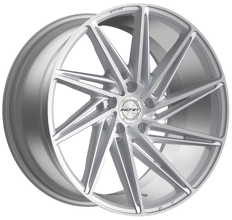 Inovit Turbine II Wheels Rims 20x8.5 5x112 5x114.3 Satin Silver ...