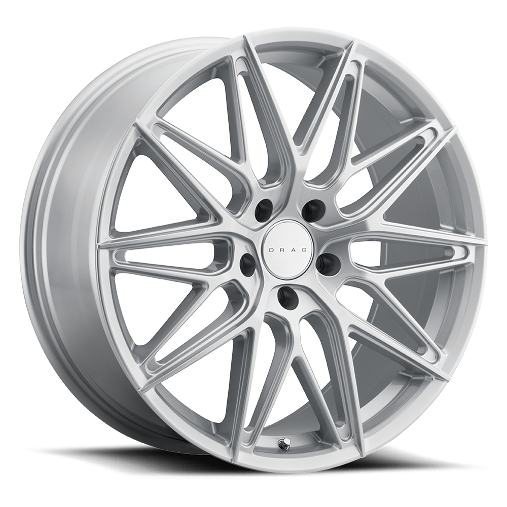 Drag Dr88 18x8 5x108/5x4.25 Silver 40mm Wheels | BB Wheels