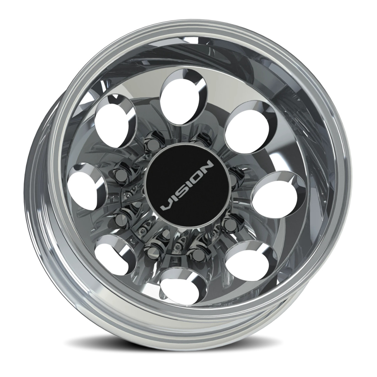 Vision Rocker Dually Wheel Vision 56 Midway 20x8.25 8x165.1 Polished -232mm Wheels