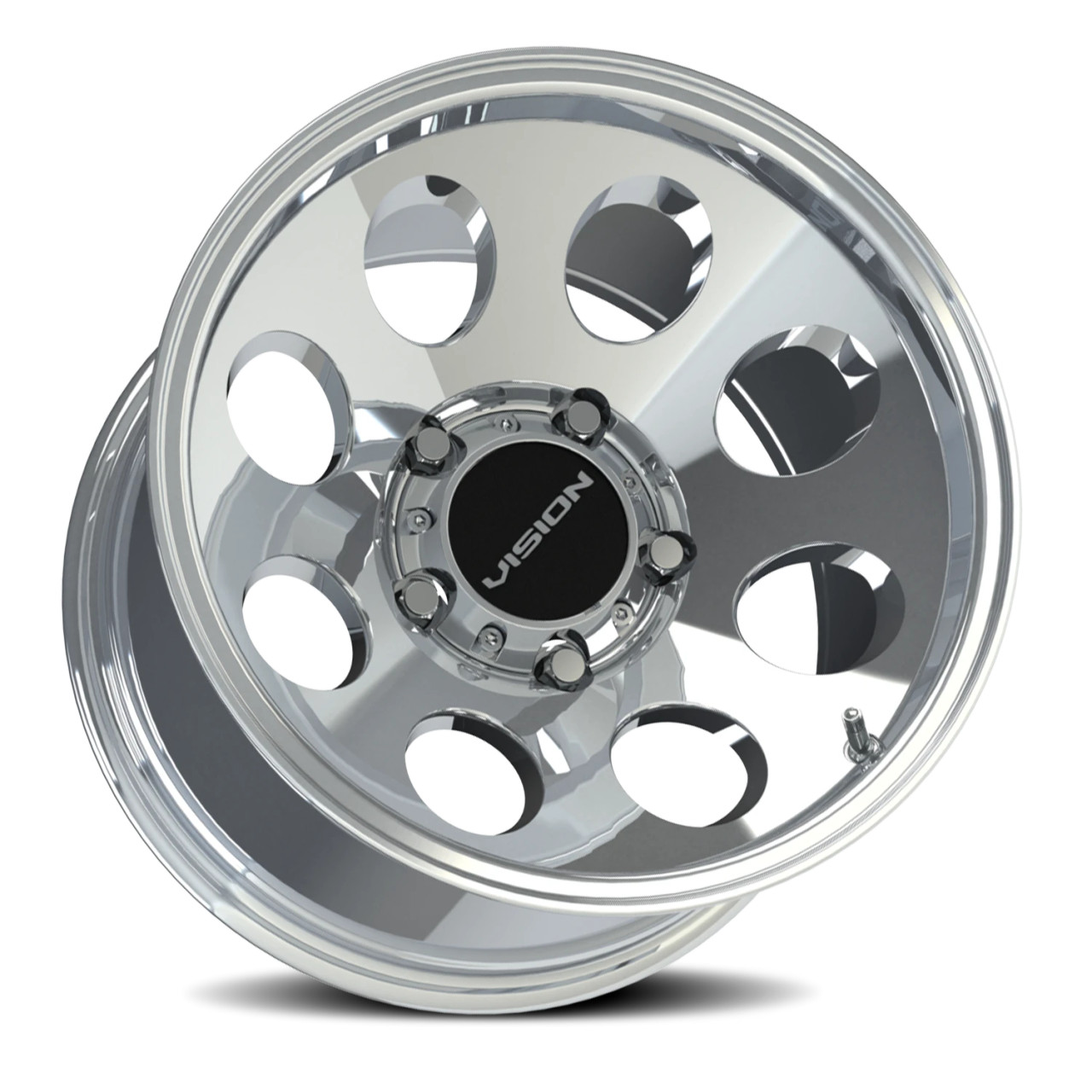 56 Cross Rims Vision 56 Midway 15x10 5x127/5x5 Polished -25mm Wheels