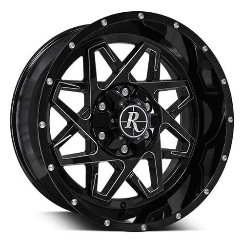Hd Offroad Caliber Black Wheels Rims 20x10 6x135 6x139.7 Black -25mm ...