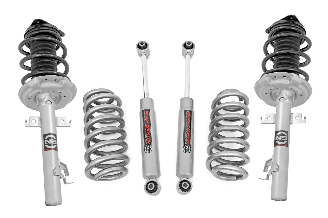 Rough Country 1.5 Inch Lift Kit - Lifted Struts - Nissan Rogue 4WD ...
