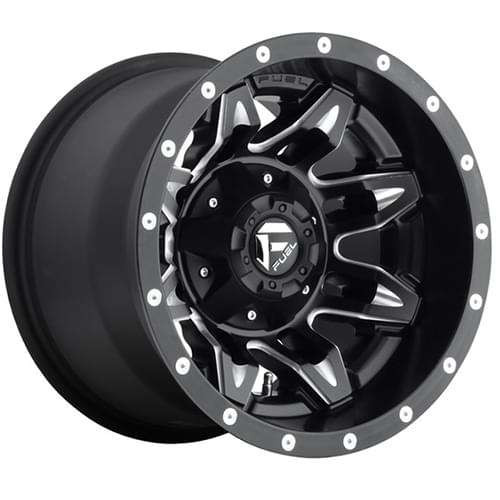 Fuel Lethal D567 Black 15x10 6x139.7 Black -43mm Wheels
