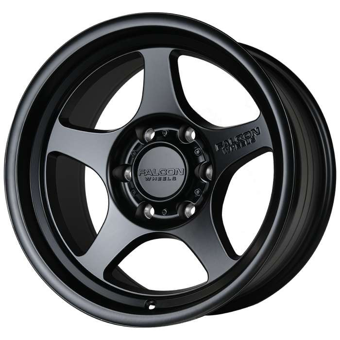 Wheel Rims Falcon Falcon T2 17x9 6x139.7/6x5.5 Matte Black -12mm Wheels