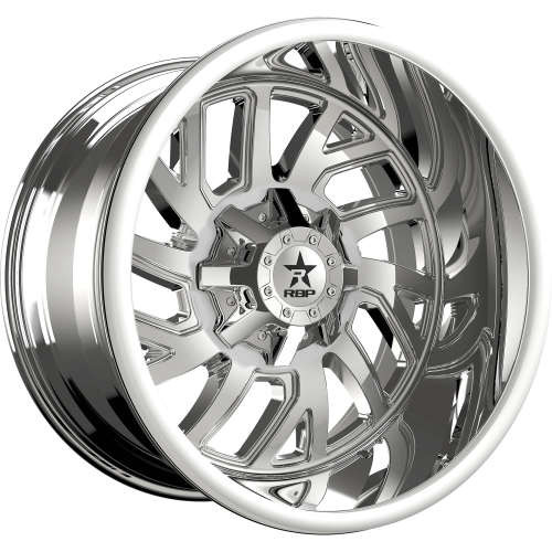 Rb22 Rims Rbp 65R Glock 22x12 8x180 Chrome -44mm Wheels