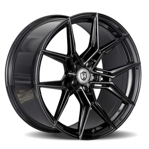 Curva Cff43 Wheels Rims 20x10 5x112 Gloss Black 38mm | CFF43-20101123866B