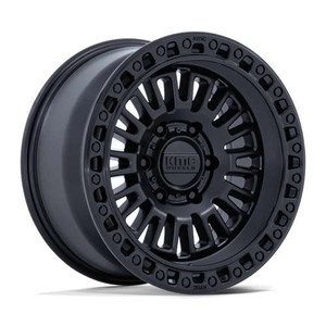 Kmc Km554 Aztec Wheels Rims 17x8.5 6x139.7 Matte Black W/ Gloss Black Lip 25mm | KM554MB17856825