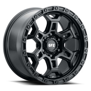 G-Fx Tr33 Wheels Rims 17x9 6x139.7 Matte Black 20mm | T33 790-6139-20 MB
