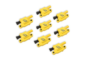 ACCEL Ignition Coils - SuperCoil GM LS2/LS3/LS7 engines yellow 8-pack | BDDP 140043-8