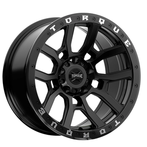 Torque Tw301Af Baja Canyon Wheels Rims 17x8.5 6x135 Satin Black -12mm | TW301AF-17853604-12