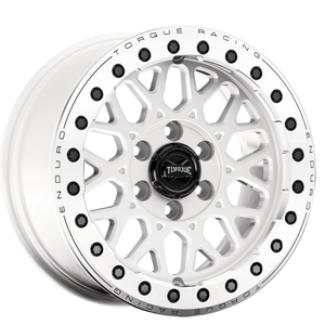 Torque Tw340F Enduro Wheels Rims 17x8 6x130 Satin White 29mm | TW340F-17806349+29B