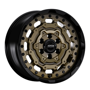 Torque Tw547R Fortress Wheels Rims 17x8 6x130 Satin Bronze W/ Gloss Black Lip 29mm | TW547R-17806327+29