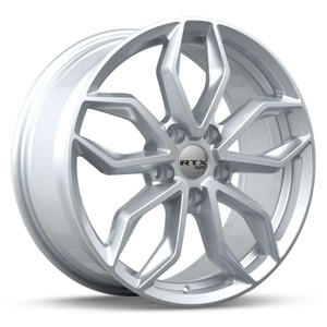 RTX Corsa Wheels Rims 18x7.5 5x108 Hyper Silver 45mm | 083434