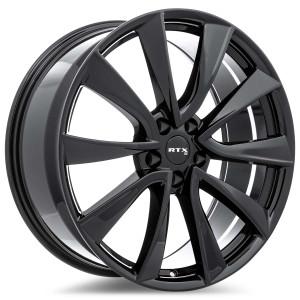 RTX Ts01 Wheels Rims 20x9.5 5x114.3 Gloss Black 45mm | 083512