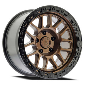 Arena A119 Boost 17x9 5x127 Smoked Bronze Black 0mm Wheels