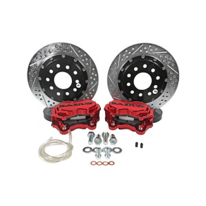 Baer Brake Systems "Baer Brakes 11.625"" SS4+ Deep Stage Rear Brake Kit Fire Red SDZ" | BKCZ 4262695FR