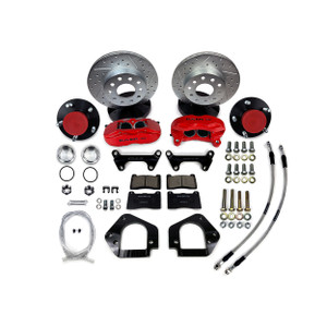 Baer Brake Systems "Baer Brakes 11"" SS4 Alum Hub Front Brake Kit Red SDZ" | BKCZ 4301605R