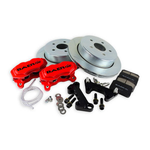 Baer Brake Systems "Baer Brakes 13"" SS4 Rear Brake Kit Silver Slot/Zinc" | BKCZ 4402007S-2