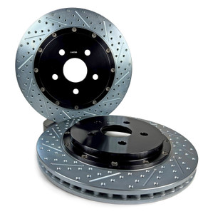 Baer Brake Systems EradiSpeed+ Rear 2-piece Performance Brake Rotors SDZ | BKCZ 2302071