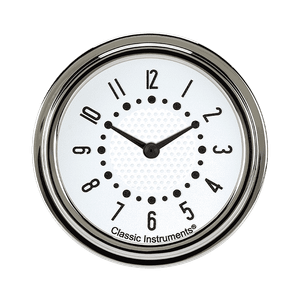 Classic Instruments "Bel Era III Matching White 2 5/8 Clock" | DTVM BET92W
