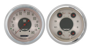 Classic Instruments All American Nickel 1951-52 Chevy Car Package LS Sending Unit | DTVM CH51AN52-LS