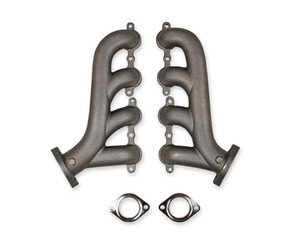 Flowtech LS Swap Exhaust Manifolds - Natural Cast Finish | CJWH 11730FLT