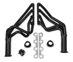 Flowtech Long Tube Header - Black Paint | CJWH 12102FLT