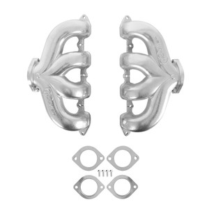 Hooker BlackHeart LT Swap Exhaust Manifolds - Center Dump - Silver Ceramic | JVRB BHS5189