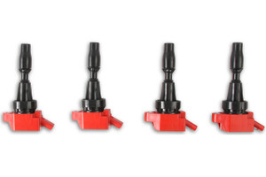 MSD Ignition Coil - Blaster Series - Hyundai/KIA 1.6L Turbo- Red - 4-Pack | BCCX 82694