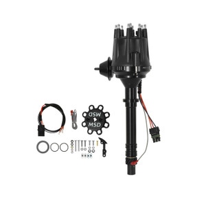 MSD Black Chevy V8 w/Internal Module Distributor | BCCX 83603