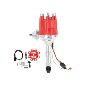 MSD Ready-To-Run Distributor - Buick 400-430-455 V8 - Red | BCCX 8552