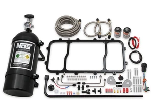 NOS Dry Nitrous Plate System for Holley LS Hi Ram Intake Manifold - Black | BHHV 05500BNOS