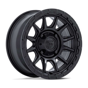 Fuel Fv866 Piston  Atv Wheels Rims 15x7 4x156 Matte Black W/ Gloss Black Lip 10mm | FV866MB15704410