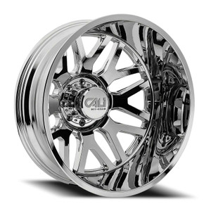 DOORBUSTER PRICING! - Cali Off-Road Invader Dually Wheel 22x8.25 8x165.1 Chrome -192mm | 9115D-22881CR192
