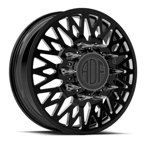 Adf Dually Tm2 Wheels Rims 22x8.25 8x210 Gloss Black/Machined 145mm