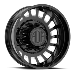 Adf Dually Halo Wheels Rims 26x8.25 8x210 Gloss Black/Machined -156mm