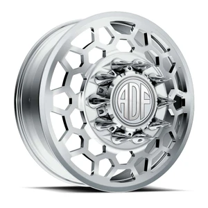 Adf Dually Matrix Wheels Rims 28x8.25 8x165.1 Polished 132mm