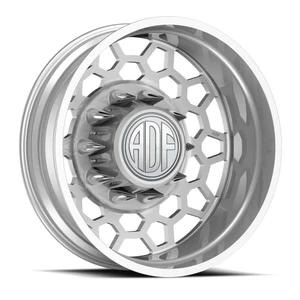 Adf Dually Matrix Wheels Rims 22x8.25 8x200 Hyper Silver -168mm