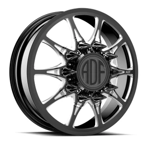 Adf Dually Oil Man Wheels Rims 26x8.25 8x275 Gloss Black/Machined 132mm